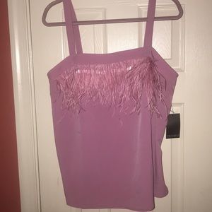 Feather tank top!
